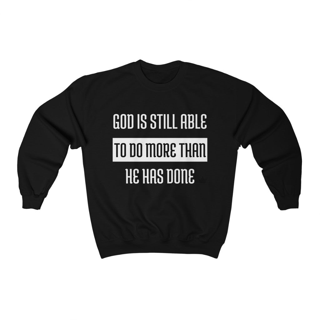 God is Able Unisex Crewneck Sweatshirt