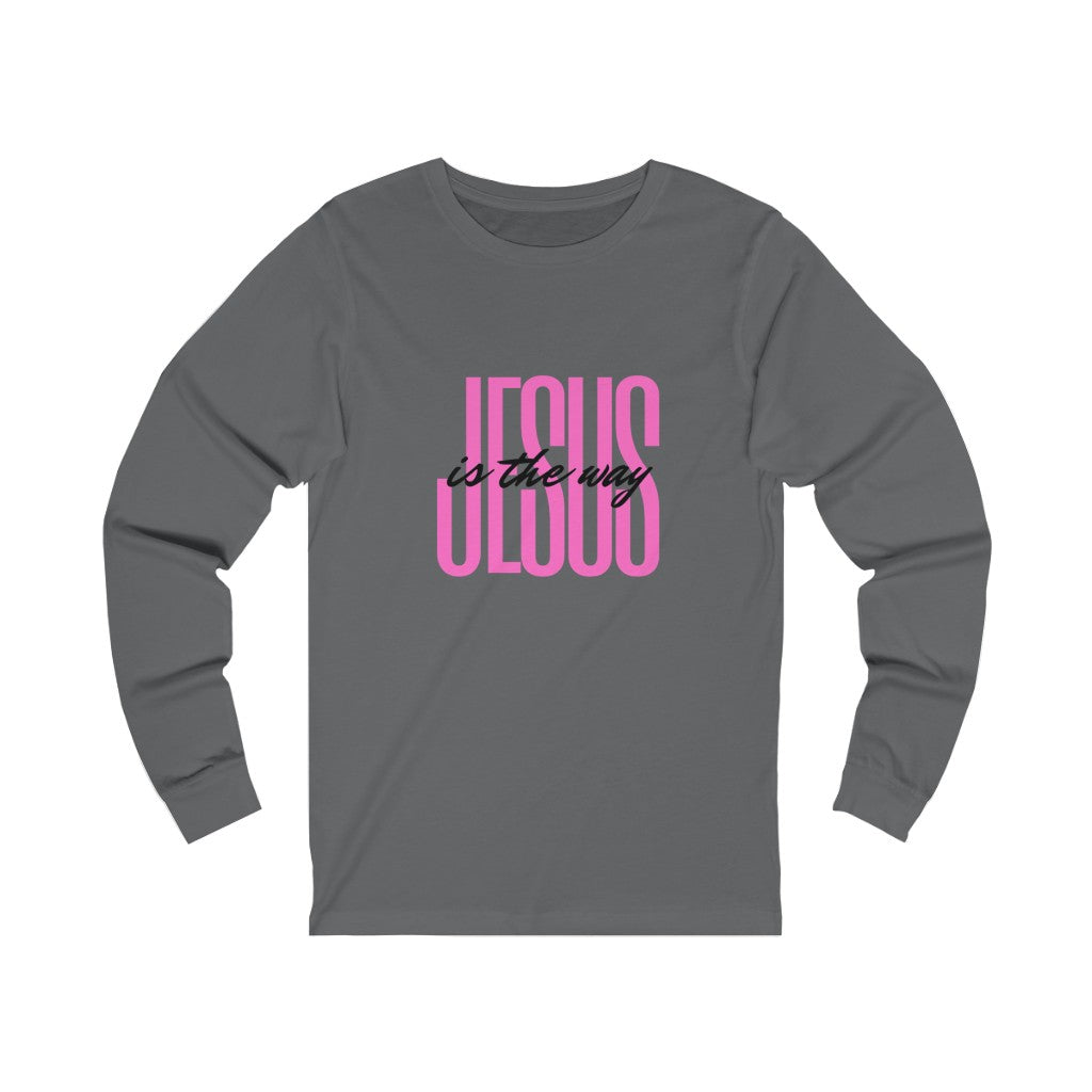 Jesus is The Way Unisex Long Sleeve T- Shirt