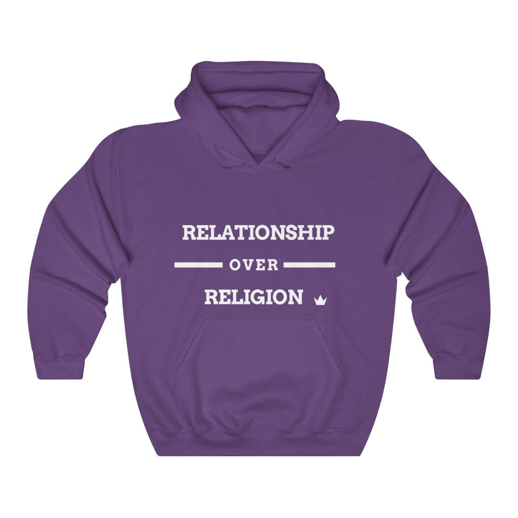 Relationship Over Religion Unisex Hooded Sweatshirt